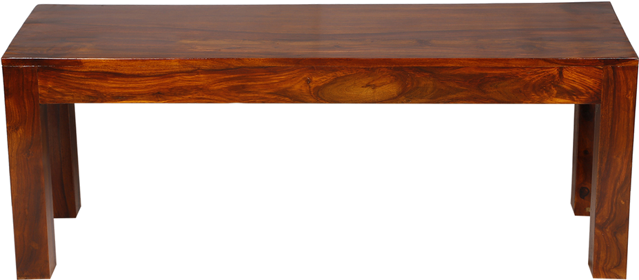Sheesham Wooden Bench Small (965x965), Png Download