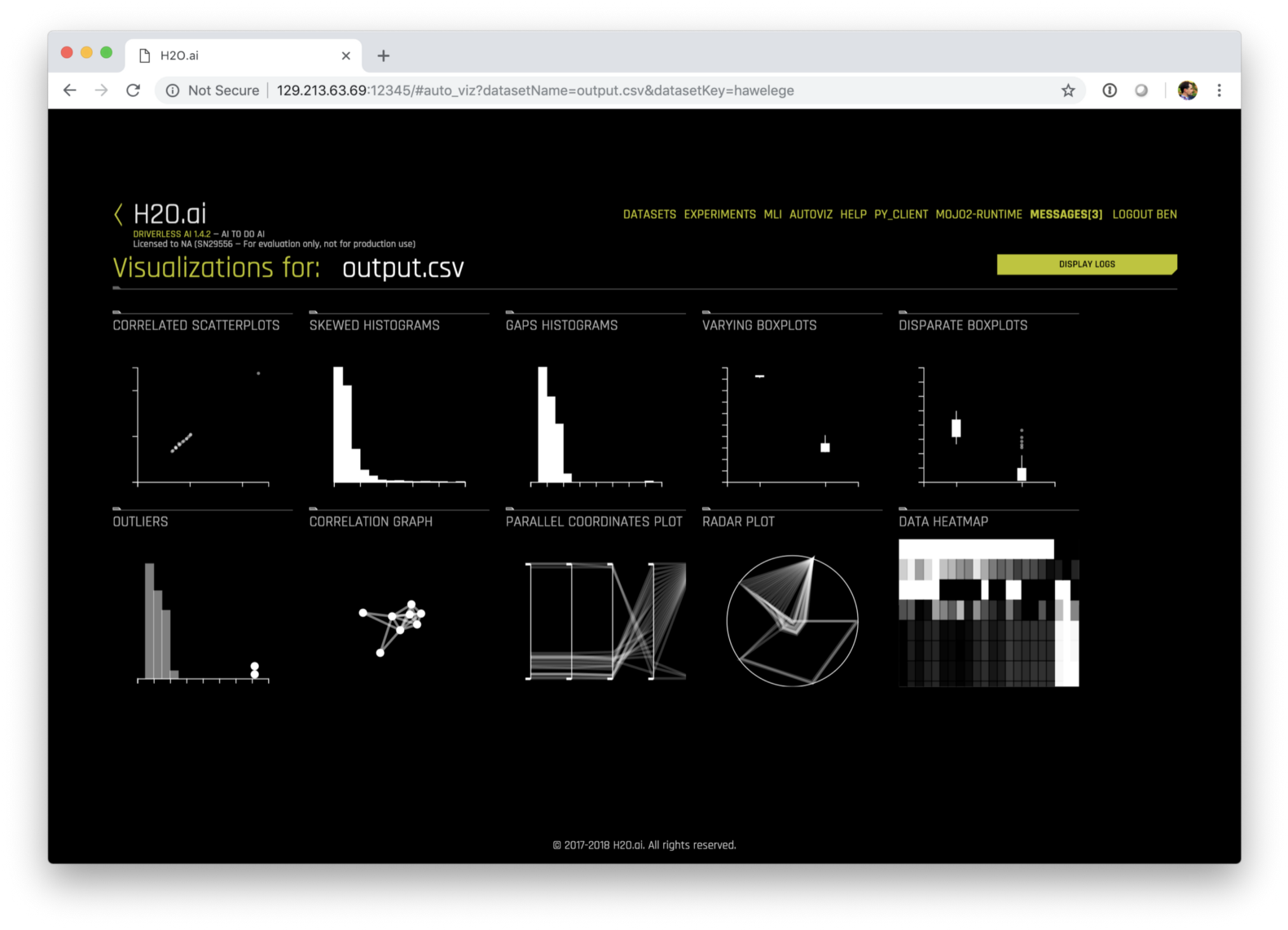 If I Click On The Scatter Plots, I Then See A View (1600x1157), Png Download