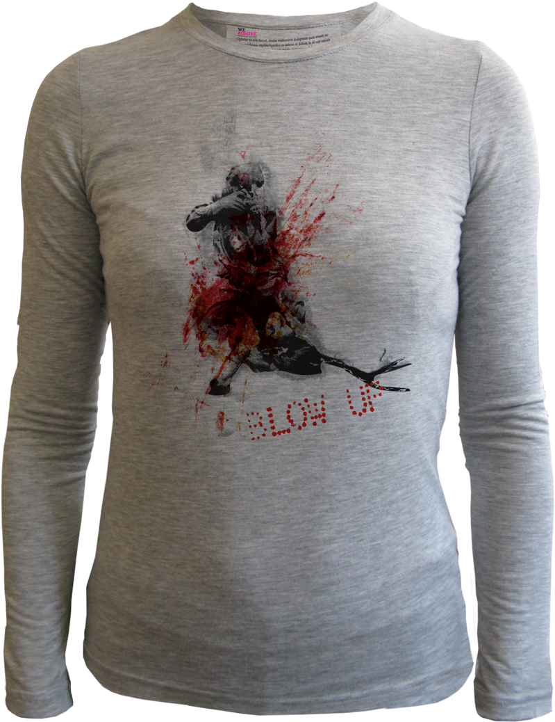 Blow Up Women Grey (800x1101), Png Download