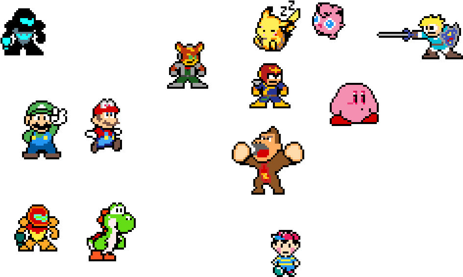 Smash - Pixil (1024x576), Png Download