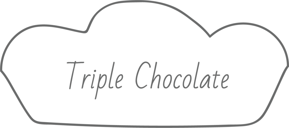 Triple-chocolate (1000x444), Png Download