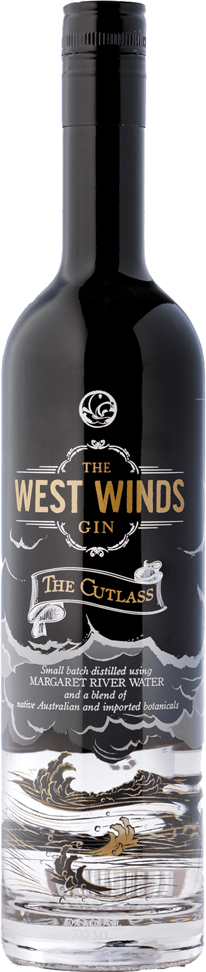 The West Winds Gin The Cutlass Gin 700ml (1600x2000), Png Download