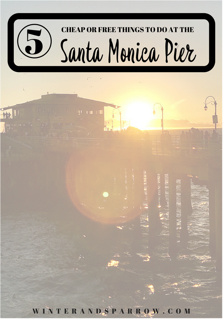5 Cheap Or Free Things To Do At The Santa Monica Pier (735x1102), Png Download