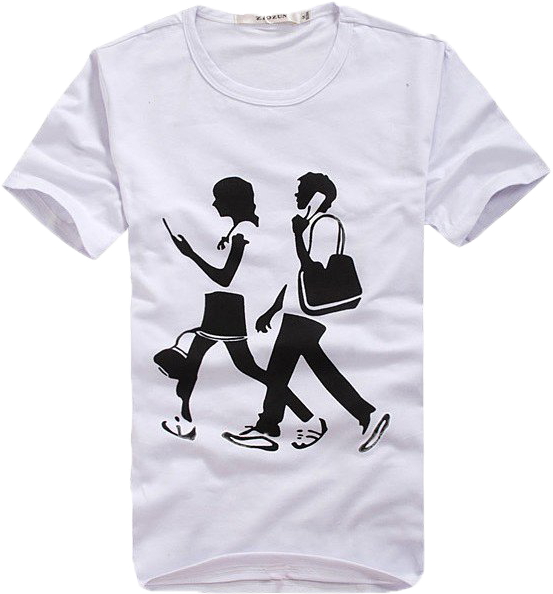 Example Of Printed Tshirt (594x655), Png Download