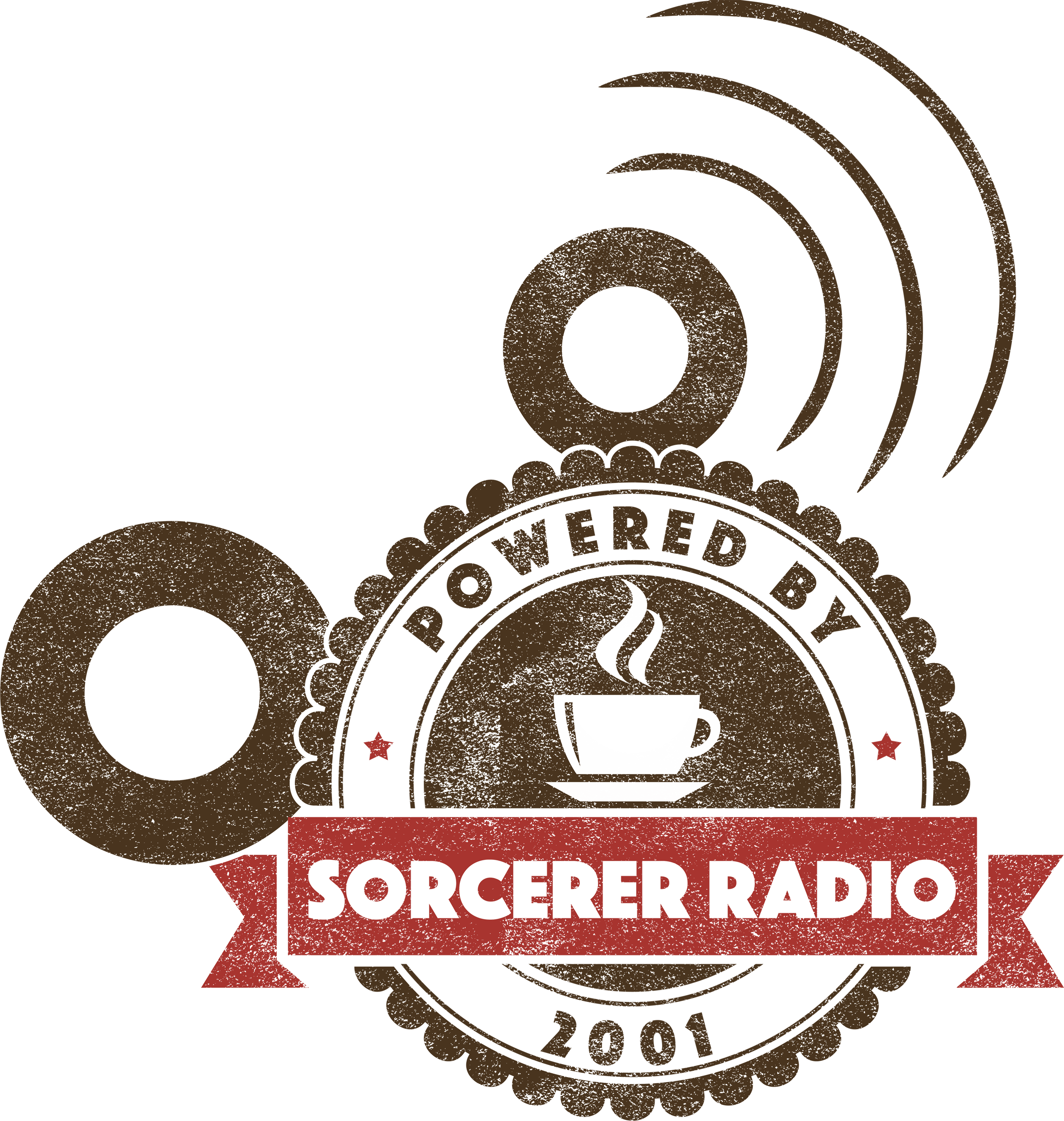 "powered By Sorcerer Radio" Women's T (3014x3177), Png Download