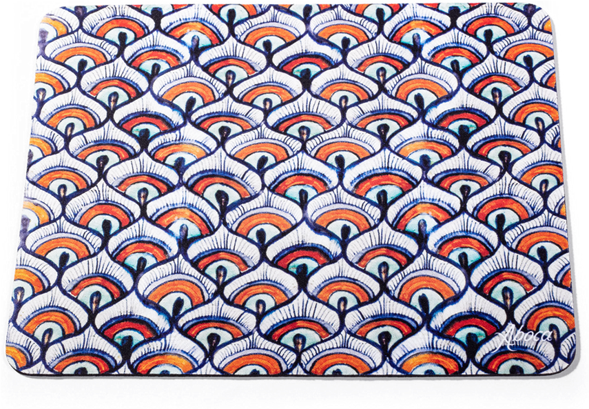 Peacock's Eye Mouse Pad (1000x1000), Png Download