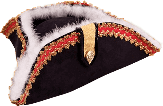 Gov'nah Tricorn Hat (555x555), Png Download