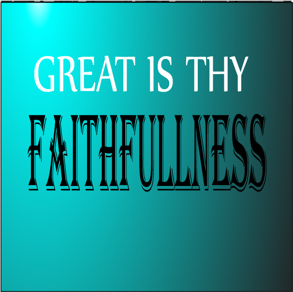 Great Is Thy Faithfulness (674x672), Png Download