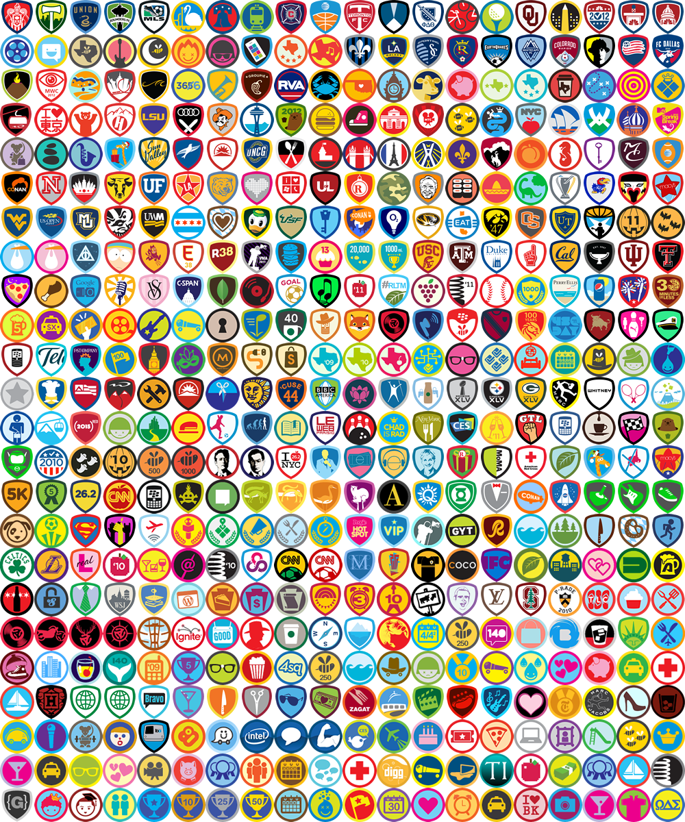 Foursquare Badges Per Als Que Som Apassionats De La (1000x1200), Png Download