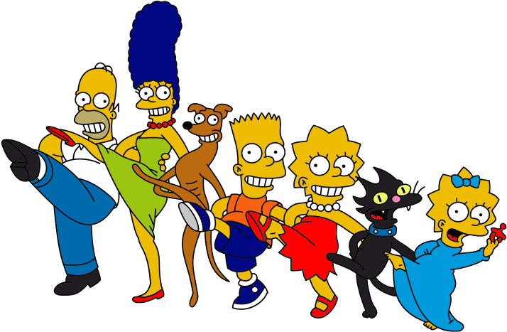 Imágenes De Los Simpson Con Fondo Transparente, Descarga (724x499), Png Download