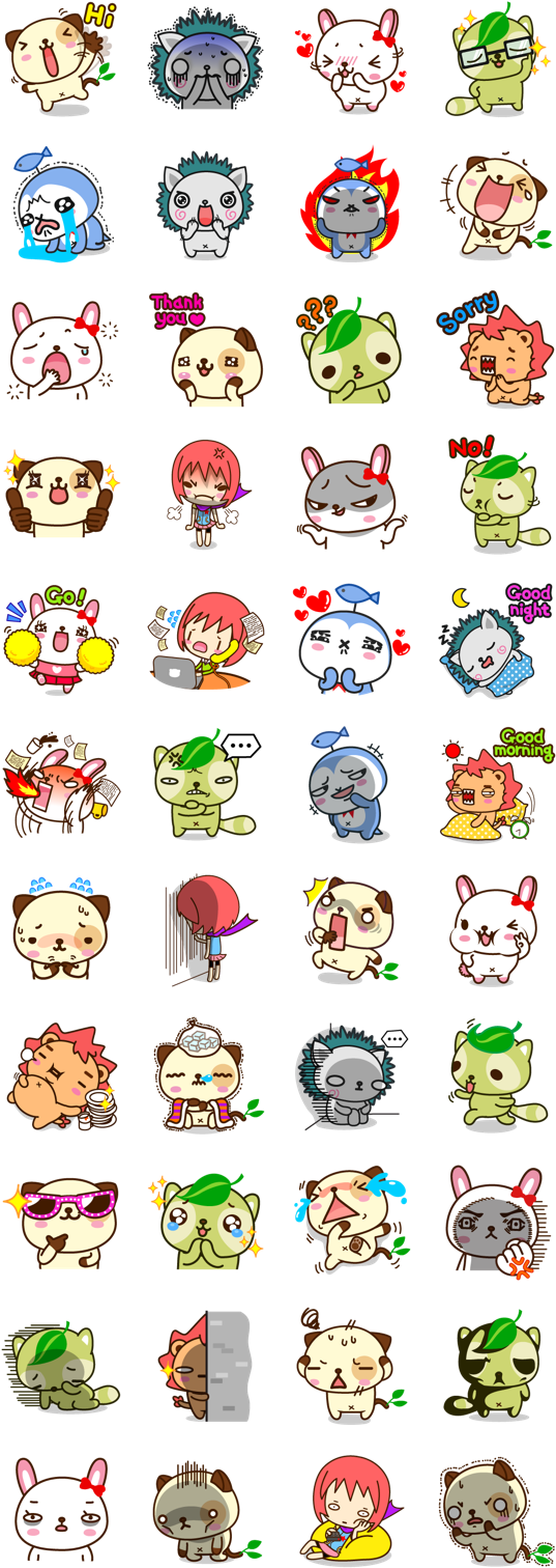 Todos Los Stickers Gratis De Facebook Y Cómo Descargarlos (540x1520), Png Download