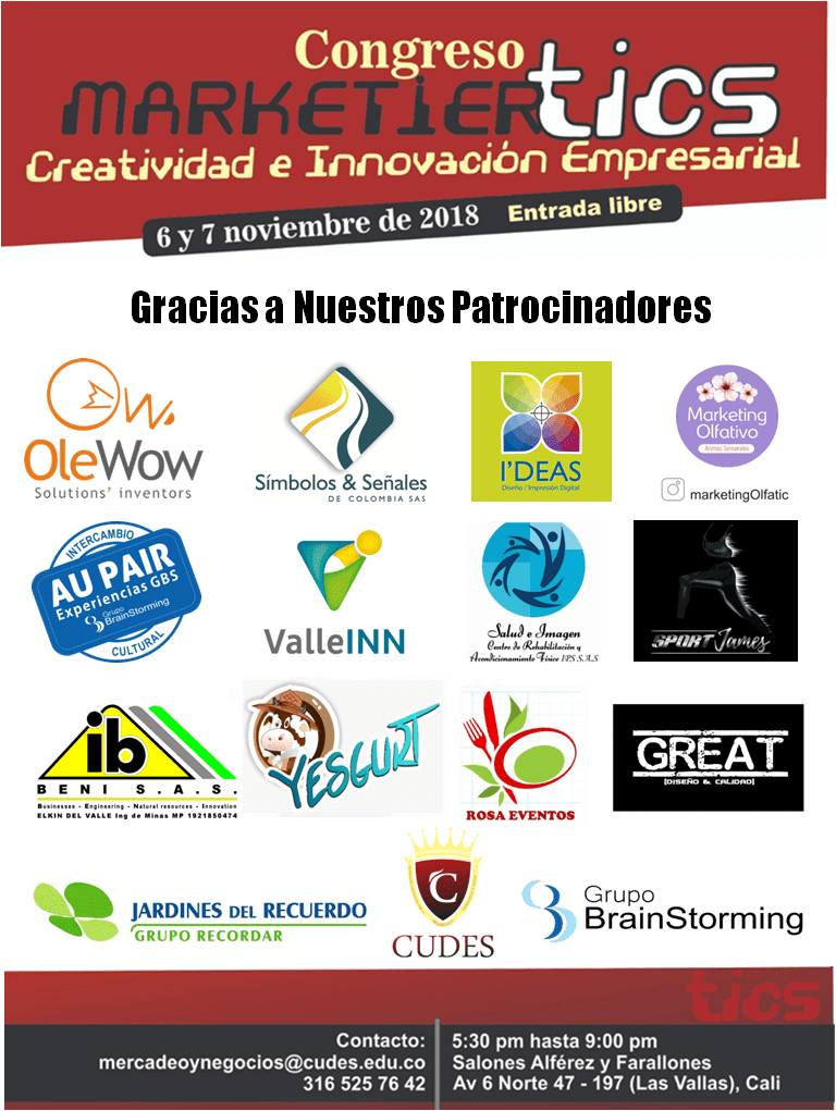 Patrocinadores Marketiertics (768x1021), Png Download