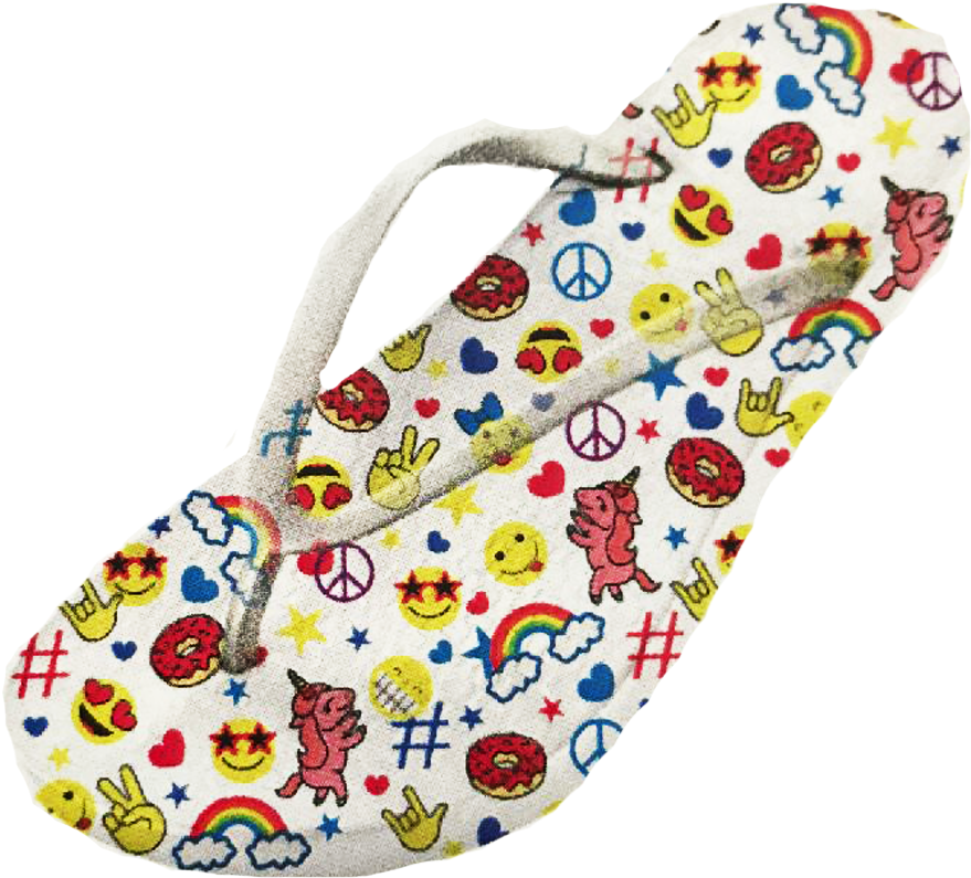 Sandals Girls Groovy Graphic Or Aztec Stripe Printed (1000x879), Png Download