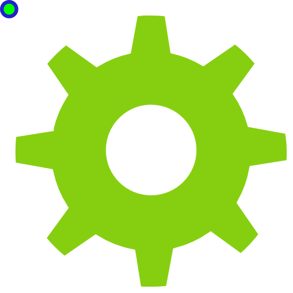 Gears Clipart Green (600x600), Png Download