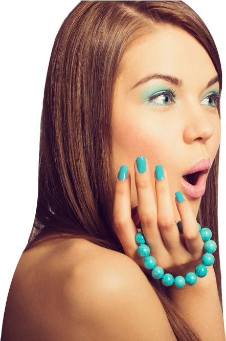 Happy Woman 2 Nail Salon Group Booking (475x665), Png Download