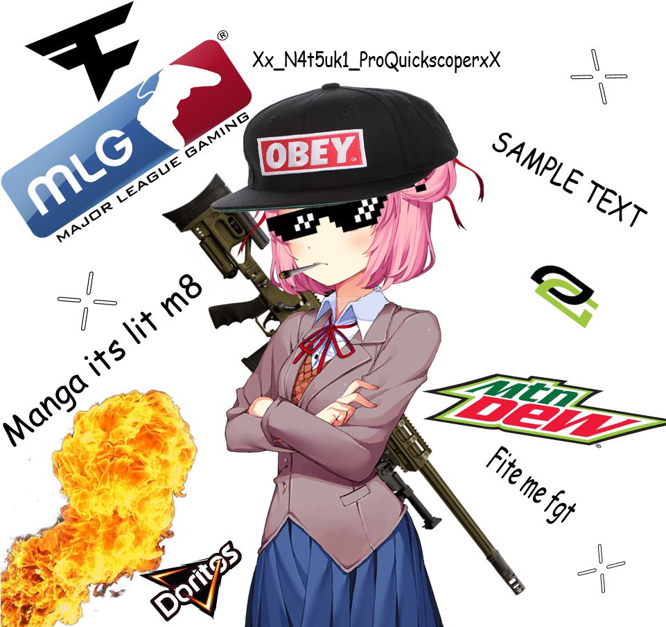 Miscmeet Mlgsuki (960x960), Png Download