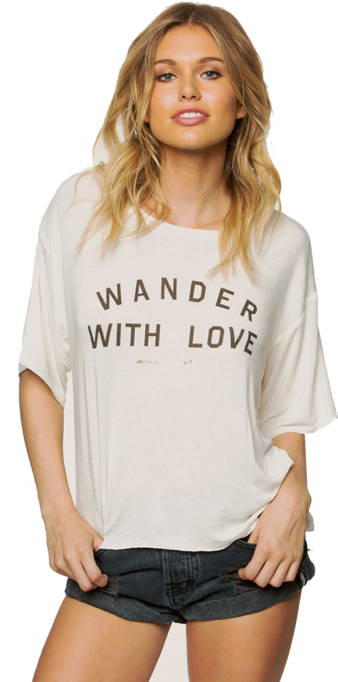 Spiritual Gangster Women's Wander With Love Top Stardust (960x960), Png Download