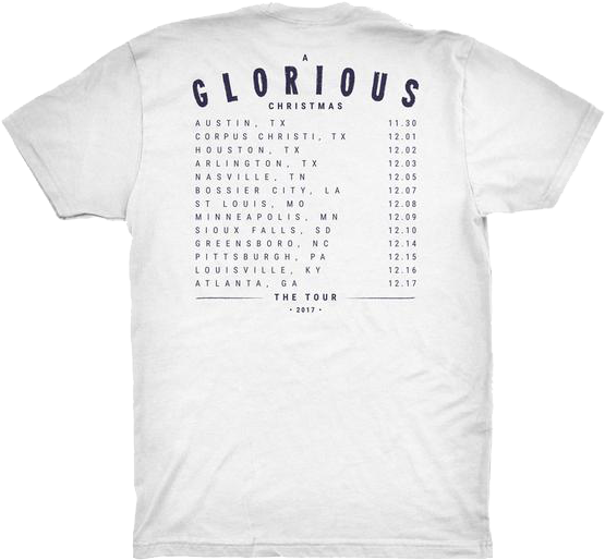 Glorious Tour 2017 T-shirt (600x600), Png Download