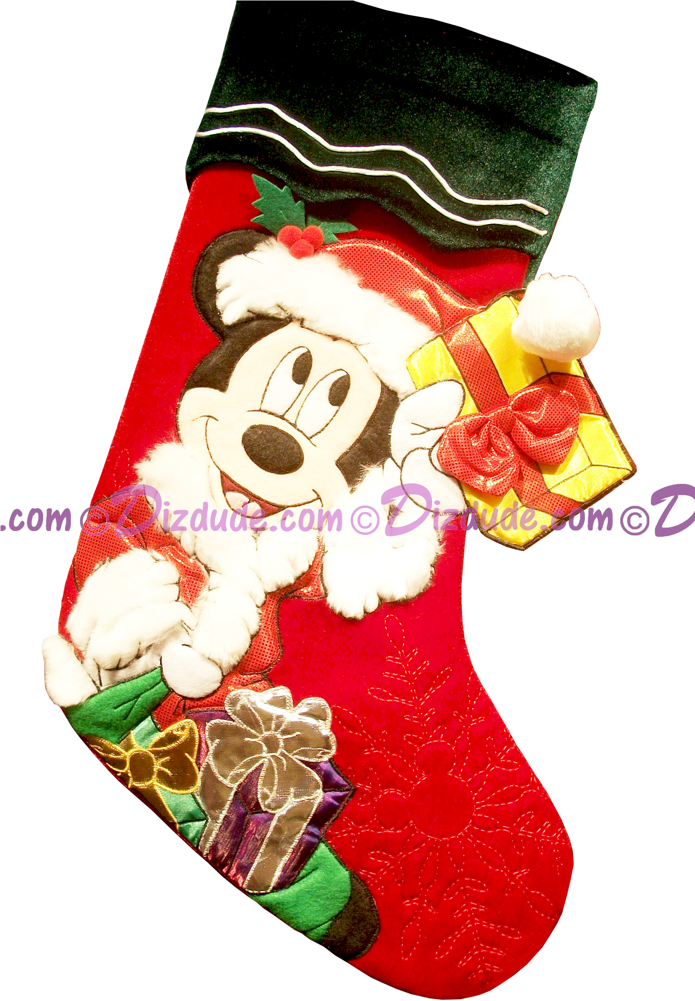 Disney Mickey Mouse Christmas Stocking © Dizdude (1401x2019), Png Download