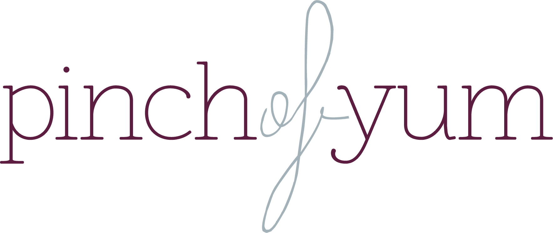 Pinch Of Yum Logo (1767x745), Png Download