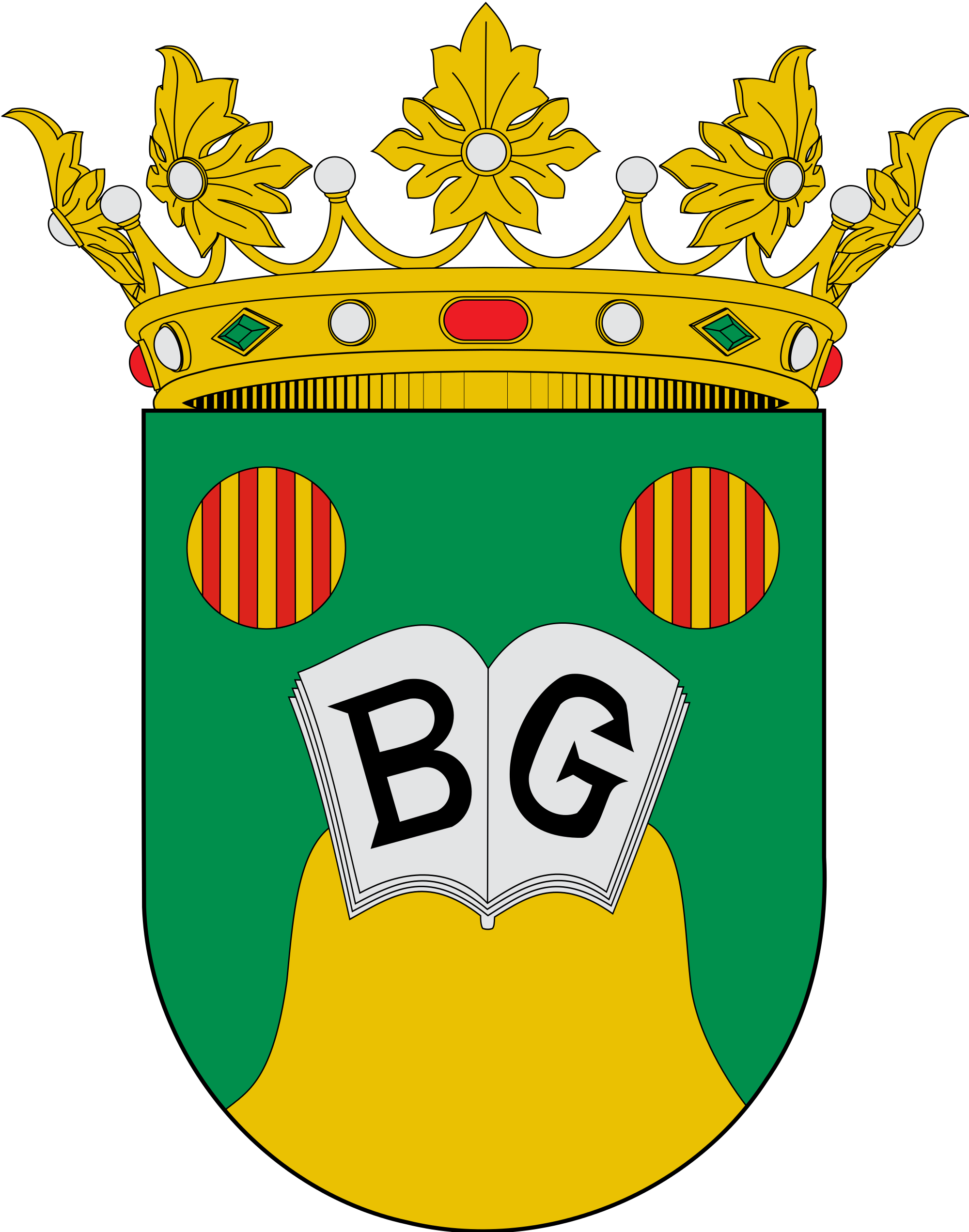 Escudo De Belmonte De Gracián (805x1024), Png Download