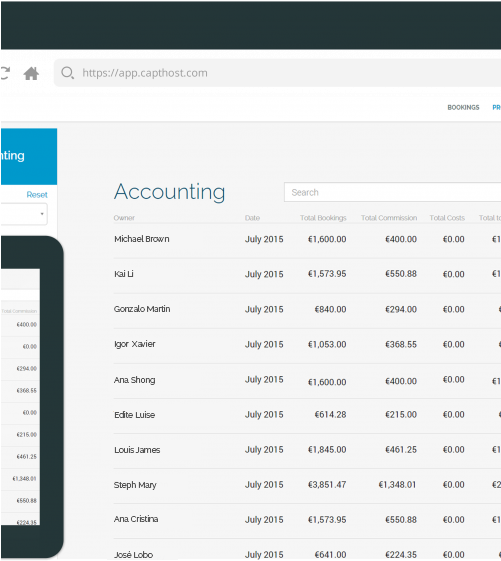 Invoices Homepage Capthost Short Term Rental Agency (500x696), Png Download