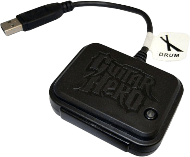 Playstation 3 Wireless Receiver For Guitar Hero World (650x535), Png Download