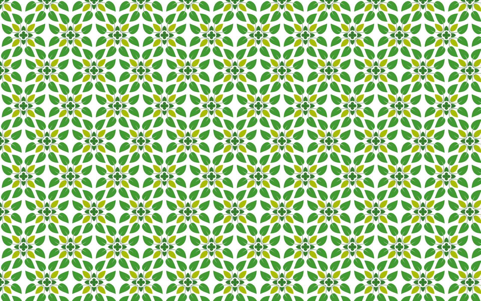 Green Floral Ornament (1920x1200), Png Download
