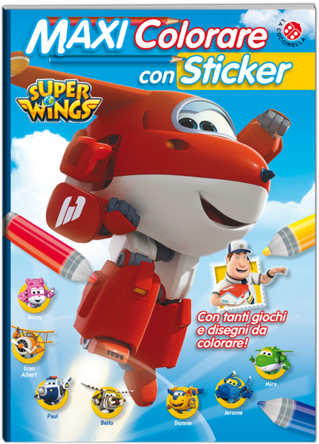 Tante Pagine Da Colorare E Tantissimi Sticker Per Giocare (500x669), Png Download