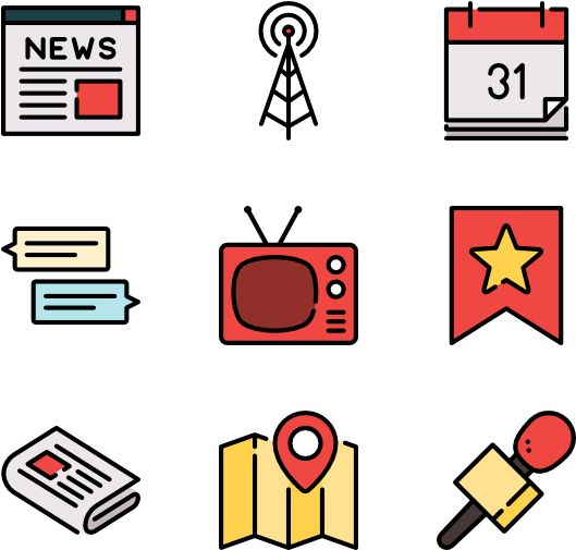 Communication And Media (600x564), Png Download