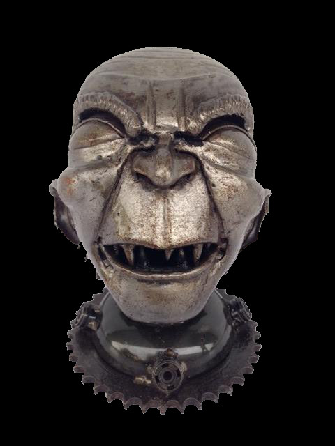 Gollum Metall Figur Kpf Büste (480x640), Png Download