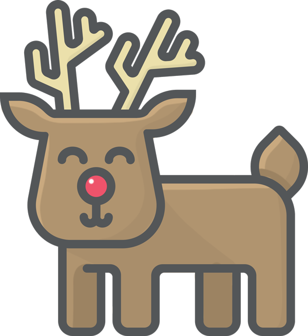 Raindeer Png (600x655), Png Download