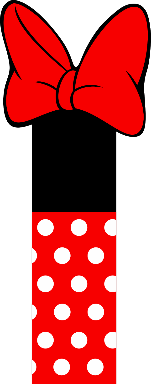 Minnie Vermelha Png (633x1600), Png Download