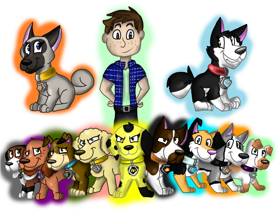 Paw Patrol Sky Png (1000x750), Png Download