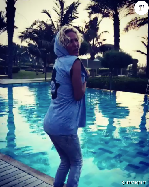 Ophélie Winter En Vacances À Dubaï (950x644), Png Download