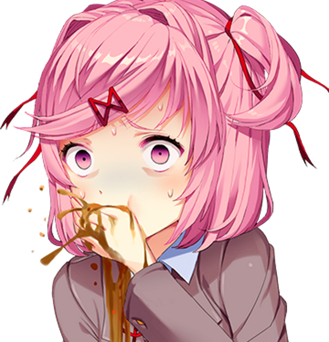 View Samegoogleiqdbsaucenao Natsuki Close , (1250x1299), Png Download