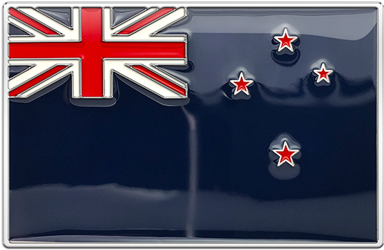 New Zealand Flag Buckle (555x555), Png Download