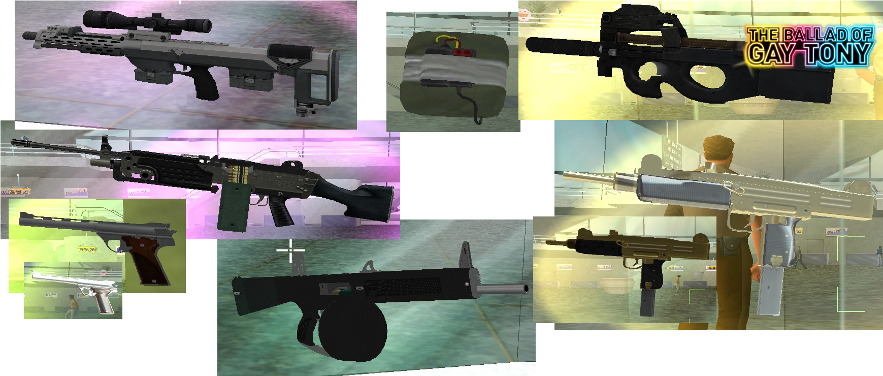 Gta Vice City Png (1738x750), Png Download