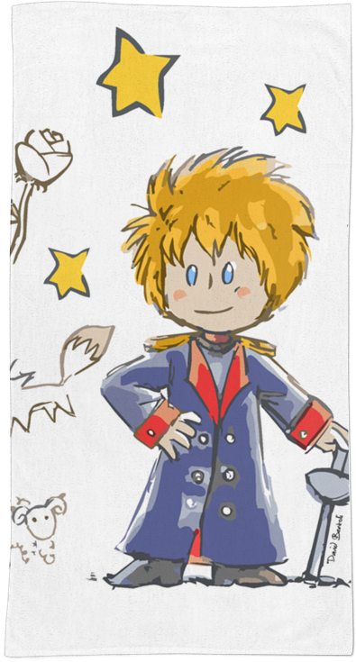 Toalha O Pequeno Príncipe V2 De David Pompeu Bertoli (800x800), Png Download