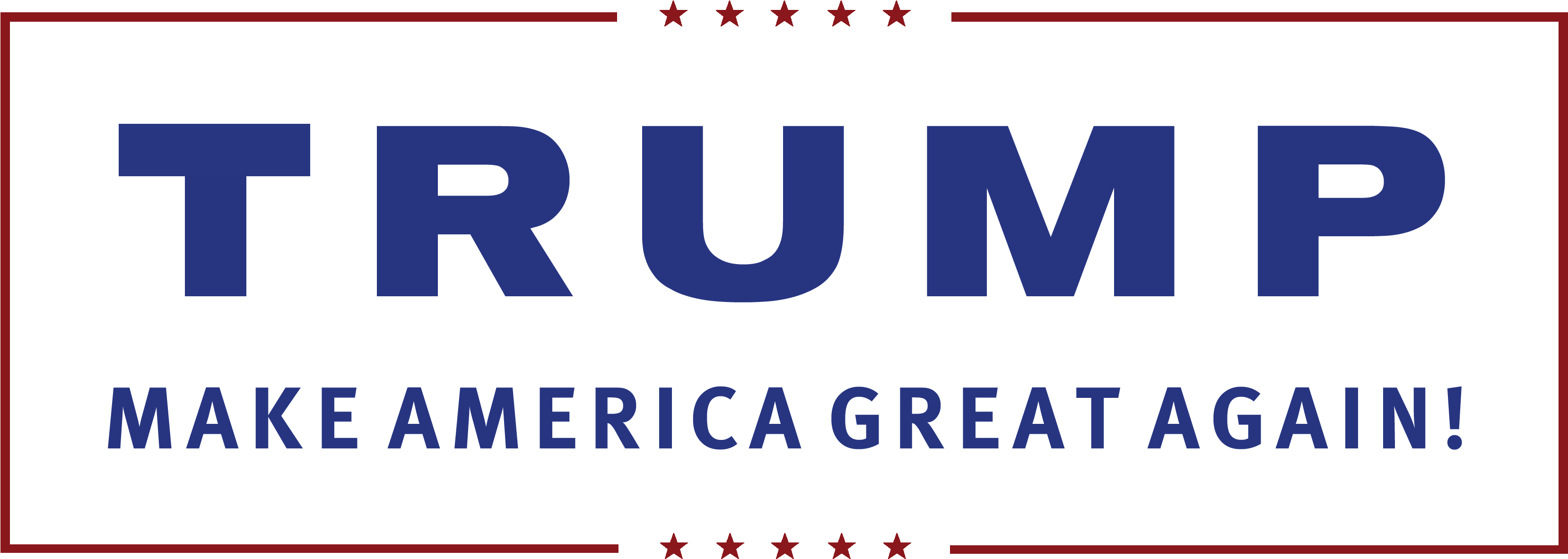 Donald Trump President Logo Donald Trump President (3456x1269), Png Download