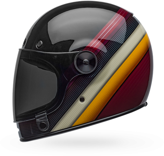 Bell Bullitt "burnout" Retro Full Face Helmet With (600x600), Png Download