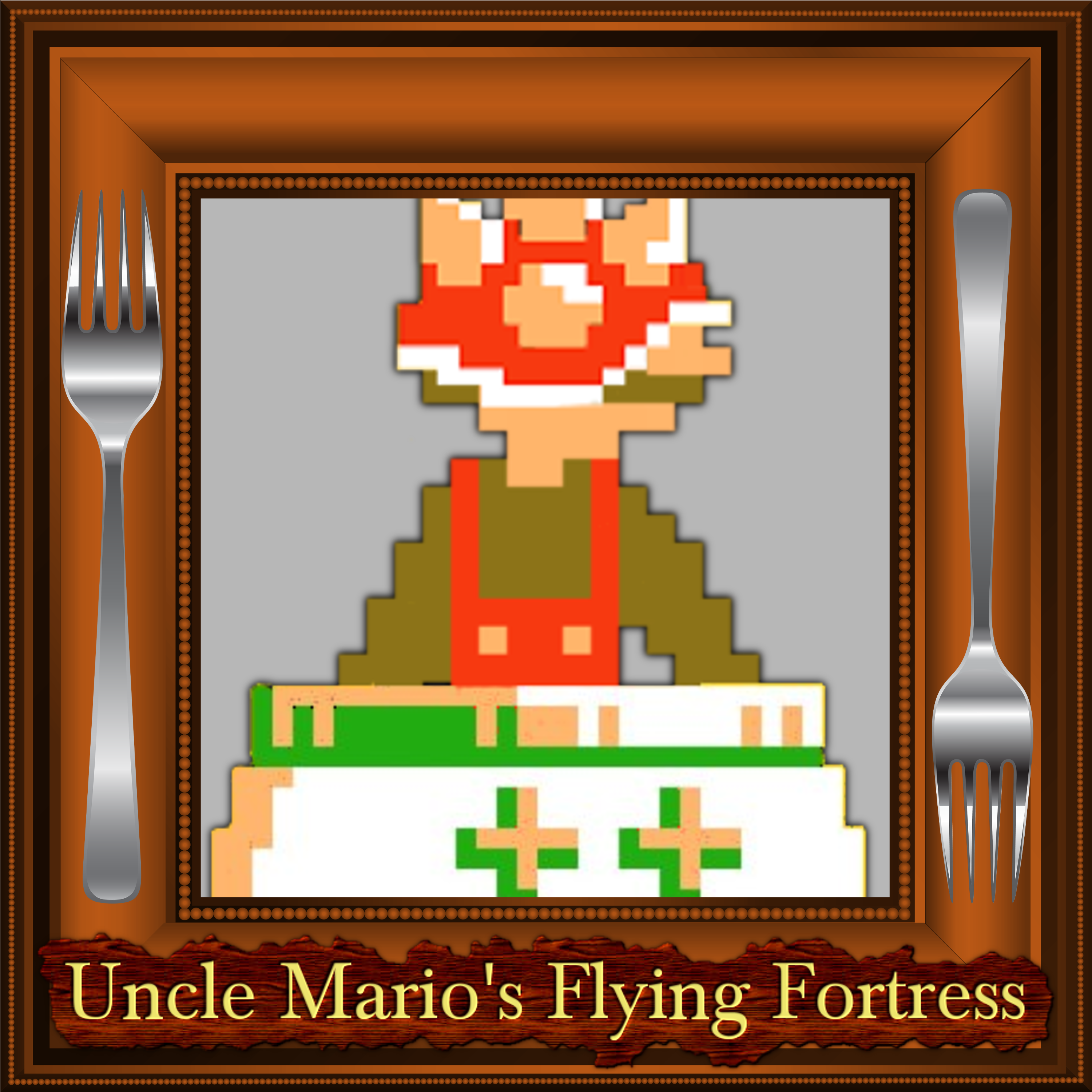 Sb2 Uncle Mario's Flying Fortress Boss Icon (3300x3300), Png Download