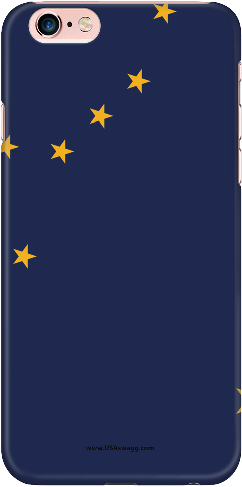 Alaska State Flag Iphone Case (1024x1024), Png Download