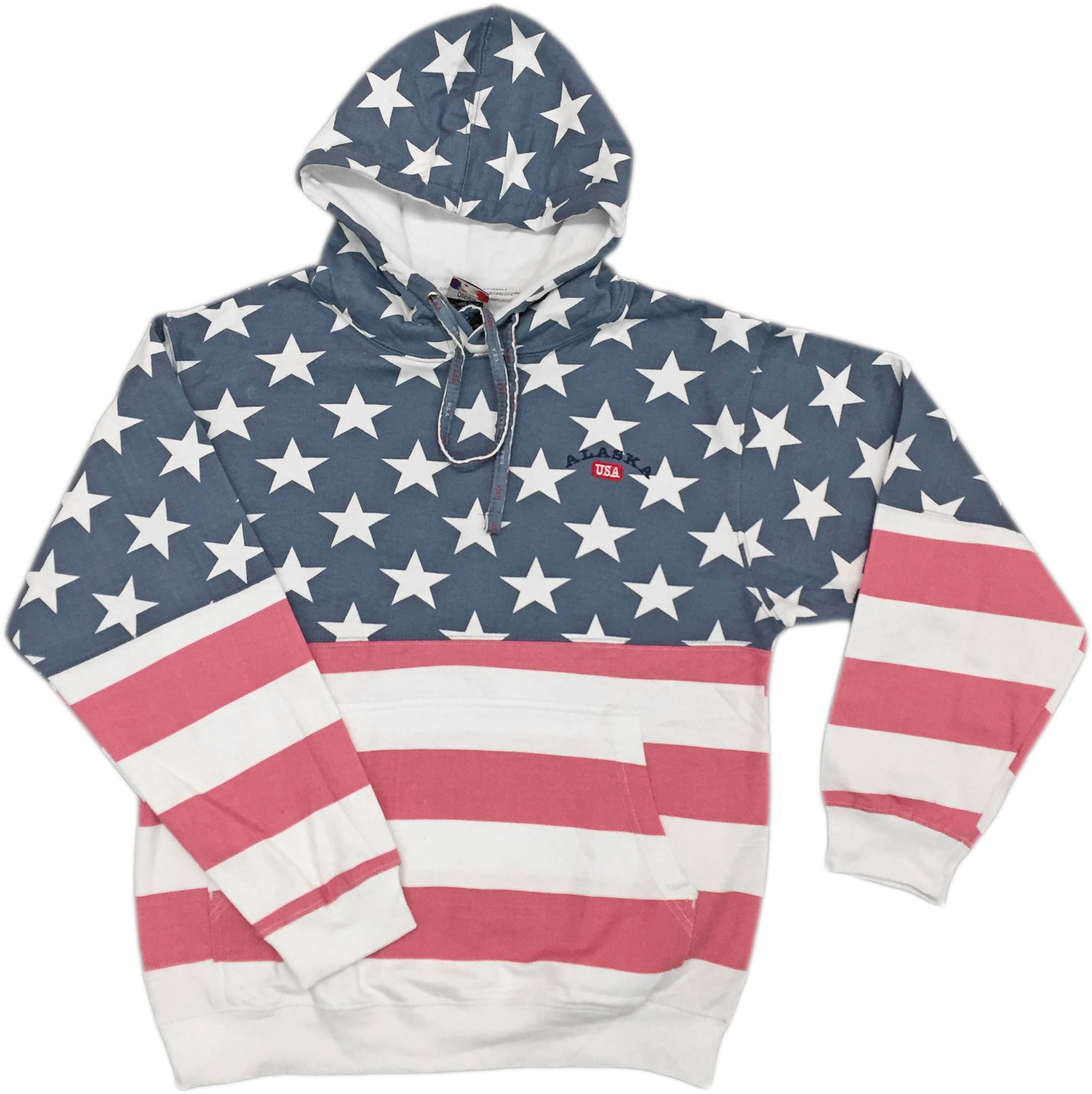 Usa Flag Alaska Sweatshirt (2270x2275), Png Download