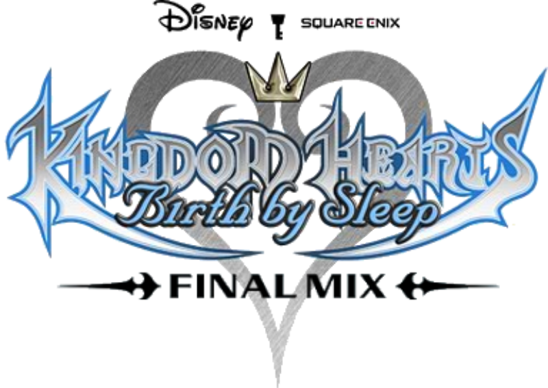 Kingdom Hearts Birth By Sleep Final Mix Logo Khbbsfm (800x567), Png Download