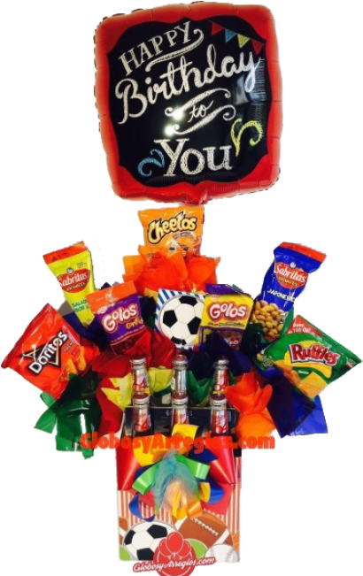 Arreglos De Botellas Arreglo De Globos Con Botellas (960x650), Png Download