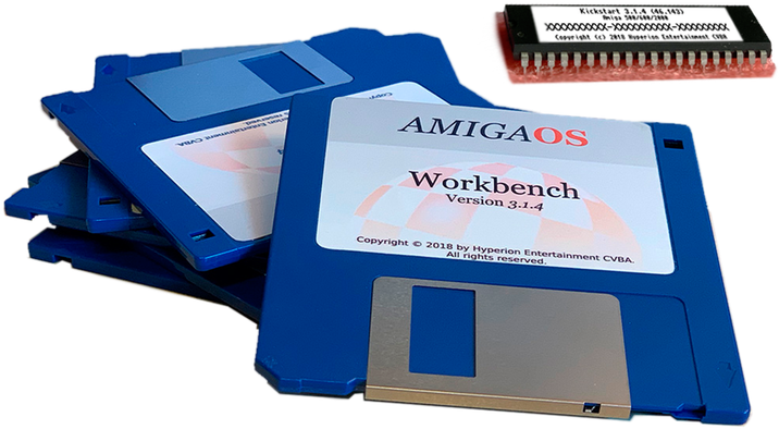 4 Kickstart Rom & Floppy's For (800x509), Png Download