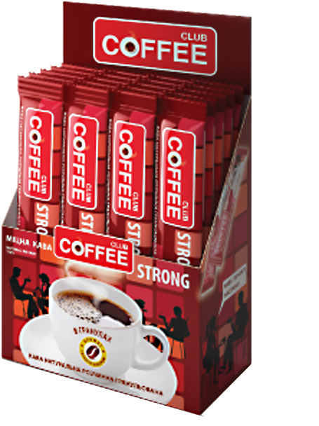 Coffee Club Strong 1 (600x800), Png Download