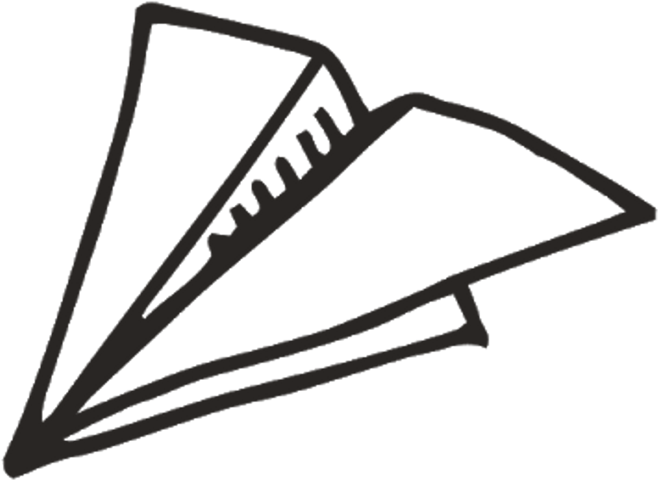 Paperplane Aviondepapel Tumblr Draw Dibujo Lindo Cute (1024x1024), Png Download