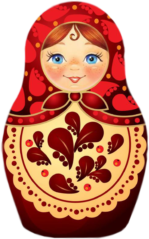 Matryoshka Doll Png (547x818), Png Download
